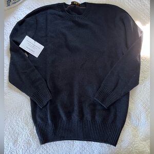 Loro Piana Navy Crewneck Sweater